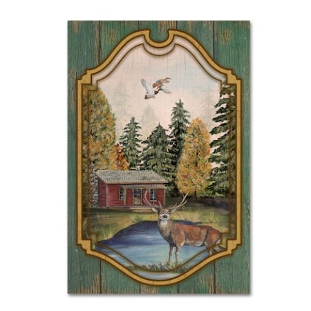 Jean Plout 'Wilderness Lodge 28' Canvas Art,12x19